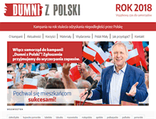 Tablet Screenshot of dumnizpolski.pl